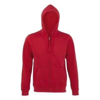 Sudadera deportiva hombre con capucha y cremallera personalizada